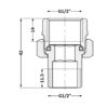 Згон-американка Thermo Alliance Base 1/2"ВЗ никель, прямой SD190W15 Згін-американка Thermo Alliance Base 1/2"ВЗ нікель, прямий SD190W15