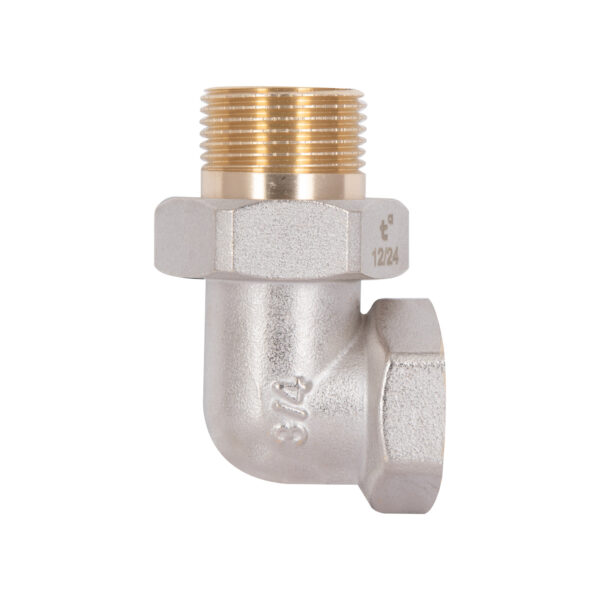 Згон-американка Thermo Alliance Base 3/4"ВЗ никель, угловой SD191W20 Згін-американка Thermo Alliance Base 3/4"ВЗ нікель, кутовий SD191W20