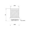 Сітка зворотного клапана Thermo Alliance Standart 1" SD245W25