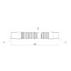 Шланг слив Thermo Alliance Standart для стиральной машины 150 см SD096W150 Шланг злив Thermo Alliance Standart для пральної машини 150 см SD096W150
