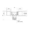 Тройник пресс Icma 20х1/2"х20 ЗР No407 Трійник прес Icma 20х1/2"х20 ЗР №407