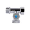 Кран приладовий кульовий Thermo Alliance Standart 1/2"х3/4"х1/2" ЗЗВ SD186W152015