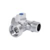 Кран приборный шаровой Thermo Alliance Forte 1/2"х3/4"х1/2" SF186W152015 Кран приладовий кульовий Thermo Alliance Forte 1/2"х3/4"х1/2" SF186W152015