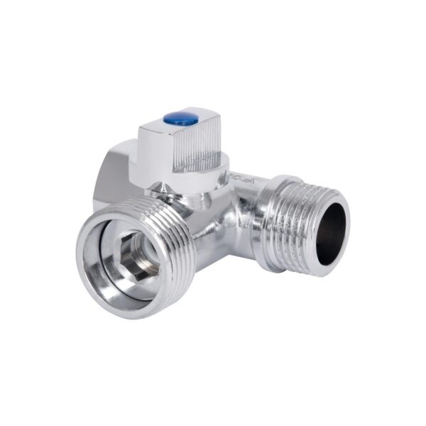 Кран приборный шаровой Thermo Alliance Forte 1/2"х3/4"х1/2" SF186W152015 Кран приладовий кульовий Thermo Alliance Forte 1/2"х3/4"х1/2" SF186W152015