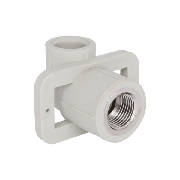 Уголок PPR Blue Ocean настенный 20х1/2", 90° ВР Кутик PPR Blue Ocean настінний 20х1/2", 90° ВР