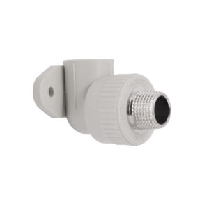 Кутик PPR Blue Ocean настінний з кріпленням 20х1/2", 90° ЗР Кутик PPR Blue Ocean настінний з кріпленням 20х1/2", 90° ЗР