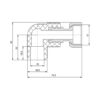 Кутик PPR з накидною гайкою Blue Ocean 25х3/4", 90° ВР з латунним штоком Кутик PPR з накидною гайкою Blue Ocean 25х3/4", 90° ВР з латунним штоком