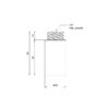 Удлинитель Thermo Alliance Standart 40х1/2" хром SD1301540 Подовжувач Thermo Alliance Standart 40х1/2" хром SD1301540