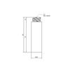 Удлинитель Thermo Alliance Standart 70х1/2" хром SD1301570 Подовжувач Thermo Alliance Standart 70х1/2" хром SD1301570