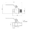 Кран шаровой Thermo Alliance Forte 1 1/4 ВЗ для воды (ручка) SF605W32 Кран кульовий Thermo Alliance Forte 1 1/4 ВЗ для води (ручка) SF605W32