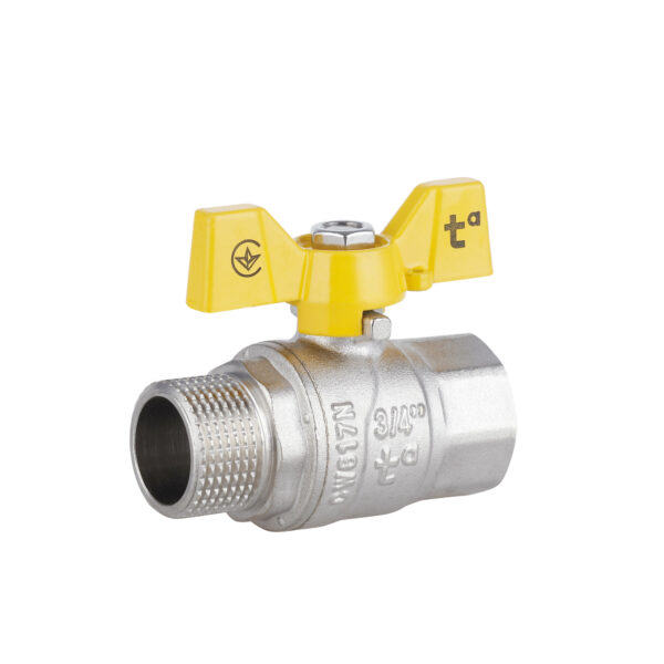 Кран кульовий Thermo Alliance Forte 3/4" ВЗ для газа (метелик) SF607G20 Кран кульовий Thermo Alliance Forte 3/4" ВЗ для газа (метелик) SF607G20