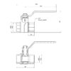 Кран шаровой Thermo Alliance Forte 3/4" ВР для воды (ручка) SF600W20 Кран кульовий Thermo Alliance Forte 3/4" ВР для води (ручка) SF600W20