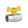 Кран кульовий Thermo Alliance Forte 1/2" ВР для газа (метелик) SF602G15 Кран кульовий Thermo Alliance Forte 1/2" ВР для газа (метелик) SF602G15