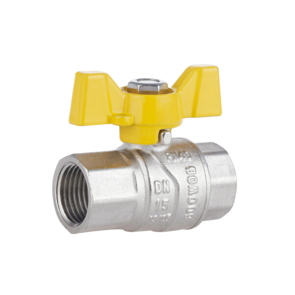 Кран кульовий Thermo Alliance Forte 1/2" ВР для газа (метелик) SF602G15 Кран кульовий Thermo Alliance Forte 1/2" ВР для газа (метелик) SF602G15