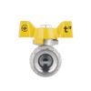Кран кульовий Thermo Alliance Forte 1/2" ВР для газа (метелик) SF602G15 Кран кульовий Thermo Alliance Forte 1/2" ВР для газа (метелик) SF602G15