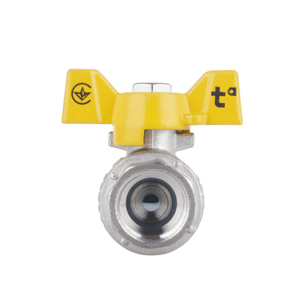 Кран кульовий Thermo Alliance Forte 1/2" ВР для газа (метелик) SF602G15 Кран кульовий Thermo Alliance Forte 1/2" ВР для газа (метелик) SF602G15