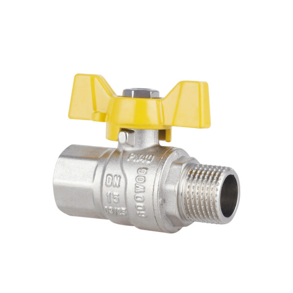 Кран кульовий Thermo Alliance Forte 1/2" ВЗ для газа (метелик) SF607G15 Кран кульовий Thermo Alliance Forte 1/2" ВЗ для газа (метелик) SF607G15