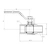 Кран кульовий Thermo Alliance Forte 1/2" ВЗ для газа (ручка) SF605G15 Кран кульовий Thermo Alliance Forte 1/2" ВЗ для газа (ручка) SF605G15