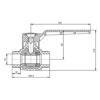Кран кульовий Blue Ocean 75 Кран кульовий Blue Ocean 75