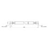 Шланг для газу Thermo Alliance Standart білий 1/2" ВВ 300 см SD90G300