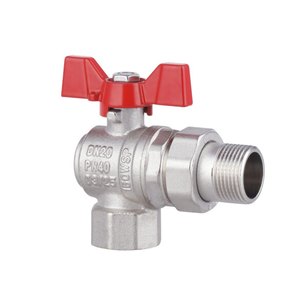Кран шаровой «Американка» Thermo Alliance Forte 3/4" угловой SF221W20 Кран кульовий «Американка» Thermo Alliance Forte 3/4" кутовий SF221W20