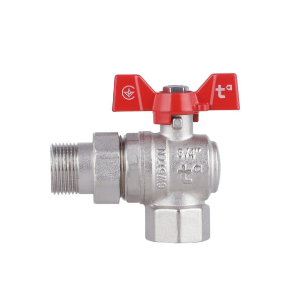 Кран шаровой «Американка» Thermo Alliance Forte 3/4" угловой SF221W20 Кран кульовий «Американка» Thermo Alliance Forte 3/4" кутовий SF221W20