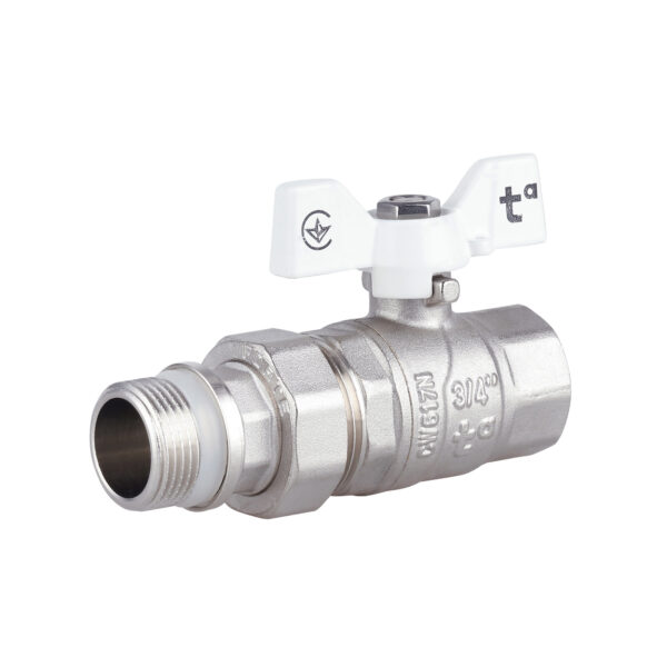 Кран шаровой "Американка" Thermo Alliance Forte 3/4" с антипротеканием прямой SF222W20 Кран кульовий "Американка" Thermo Alliance Forte 3/4" з антипротіканням прямий SF222W20