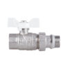 Кран шаровой "Американка" Thermo Alliance Forte 3/4" с антипротеканием прямой SF222W20 Кран кульовий "Американка" Thermo Alliance Forte 3/4" з антипротіканням прямий SF222W20