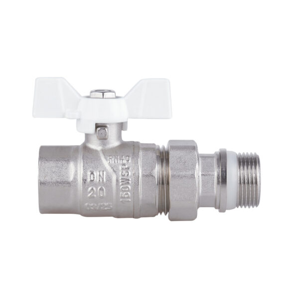Кран шаровой "Американка" Thermo Alliance Forte 3/4" с антипротеканием прямой SF222W20 Кран кульовий "Американка" Thermo Alliance Forte 3/4" з антипротіканням прямий SF222W20