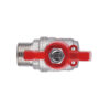 Кран кульовий з накидною гайкою SD Forte1/2" ВЗ для води кутовий SF224W15