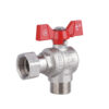 Кран кульовий з накидною гайкою Thermo Alliance Forte 3/4" ВЗ для води кутовий SF224W20 Кран кульовий з накидною гайкою Thermo Alliance Forte 3/4" ВЗ для води кутовий SF224W20
