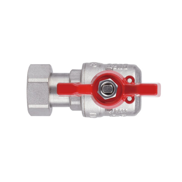 Кран кульовий з накидною гайкою Thermo Alliance Forte 3/4" ВЗ для води кутовий SF224W20 Кран кульовий з накидною гайкою Thermo Alliance Forte 3/4" ВЗ для води кутовий SF224W20
