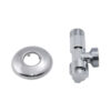 Кран приладовий буксовий Icma 1/2" х3/4" кутовий №519 Кран приладовий буксовий Icma 1/2" х3/4" кутовий №519