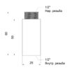 Подовжувач Icma 50х1/2" №19 Подовжувач Icma 50х1/2" №19