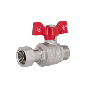 Кран кульовий з накидною гайкою Thermo Alliance Forte 1/2" ВЗ для води прямий SF261W15 Кран кульовий з накидною гайкою Thermo Alliance Forte 1/2" ВЗ для води прямий SF261W15