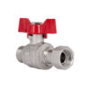 Кран кульовий з накидною гайкою Thermo Alliance Forte 1/2" ВЗ для води прямий SF261W15 Кран кульовий з накидною гайкою Thermo Alliance Forte 1/2" ВЗ для води прямий SF261W15