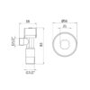 Кран угловой Thermo Alliance Standart (ручка шестигранник) с вент.буксой 1/2"З х 1/2"З SF3441515 Кран кутовий Thermo Alliance Standart (ручка шестигранник) з вент.буксою 1/2"З х 1/2"З SF3441515
