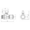 Кран кульовий обтискний Thermo Alliance Forte 16х1/2" ЗР SF262W15 Кран кульовий обтискний Thermo Alliance Forte 16х1/2" ЗР SF262W15