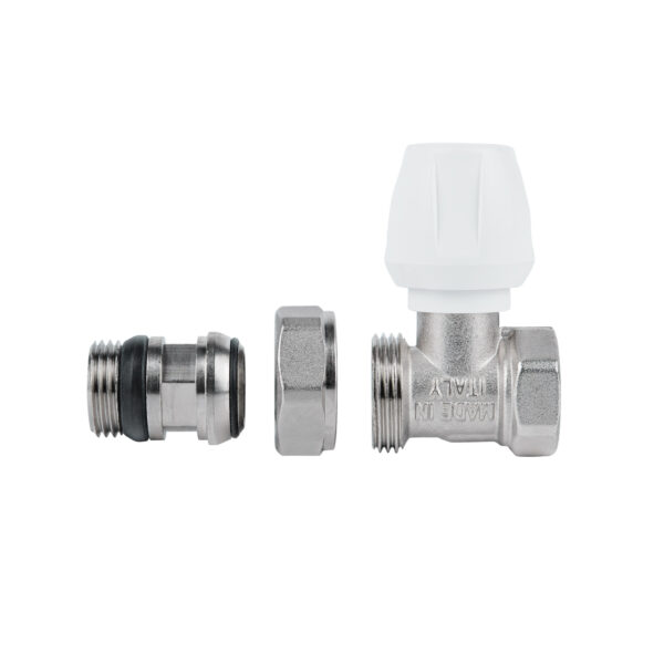 Кран радіаторний Icma 1/2" з антипротіканням прямий №813+940 Кран радіаторний Icma 1/2" з антипротіканням прямий №813+940
