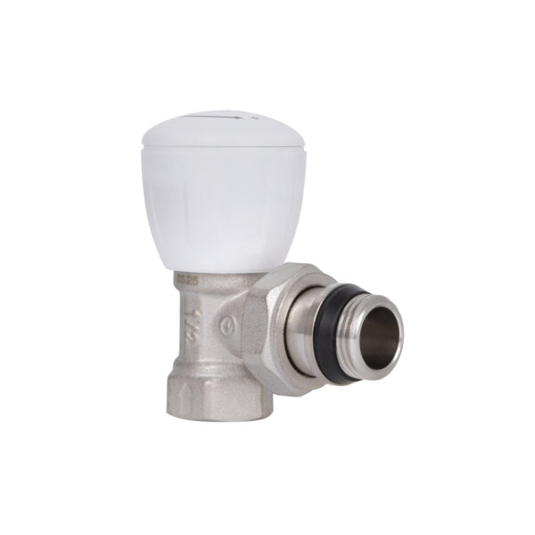 Кран радіаторний Thermo Alliance Standart Powerful 1/2" з антипротіканням кутовий SF232W15 Кран радіаторний Thermo Alliance Standart Powerful 1/2" з антипротіканням кутовий SF232W15