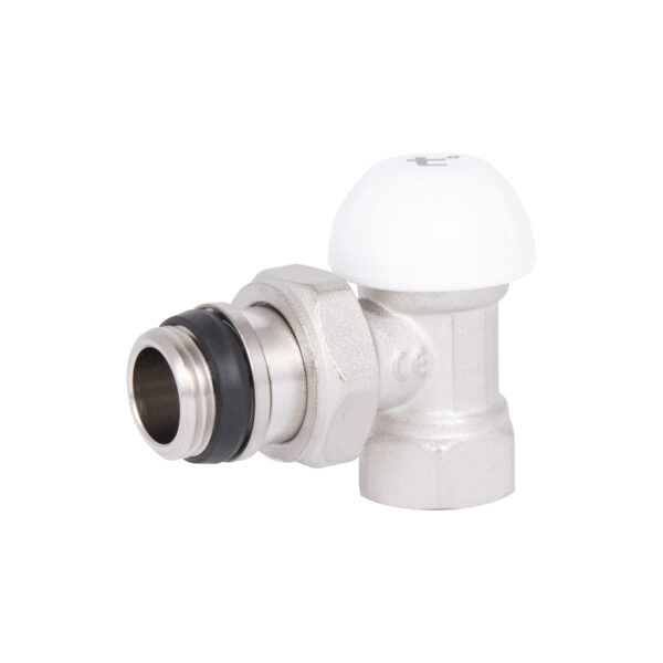 Кран радіаторний Thermo Alliance Standart Powerful 1/2" з антипротіканням кутовий SF233W15 Кран радіаторний Thermo Alliance Standart Powerful 1/2" з антипротіканням кутовий SF233W15