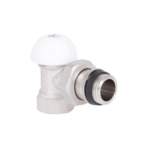 Кран радіаторний Thermo Alliance Standart Powerful 1/2" з антипротіканням кутовий SF233W15 Кран радіаторний Thermo Alliance Standart Powerful 1/2" з антипротіканням кутовий SF233W15