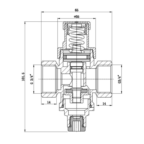 Редуктор Thermo Alliance Standart 3/4" SF241W20 Редуктор Thermo Alliance Standart 3/4" SF241W20