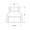 Муфта чавунна 1" 1/4х1" ВР Муфта чавунна 1" 1/4х1" ВР