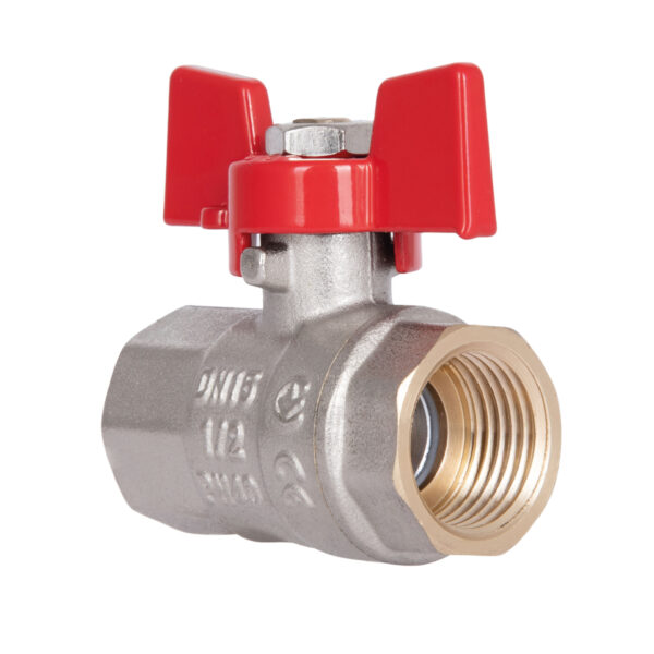 Кран кульовий Thermo Alliance Standart 1/2" ВР для води (метелик) SD602NW15PN40 Кран кульовий Thermo Alliance Standart 1/2" ВР для води (метелик) SD602NW15PN40