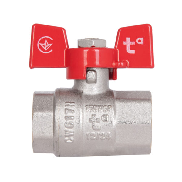 Кран кульовий Thermo Alliance Standart 1/2" ВР для води (метелик) SD602NW15PN40 Кран кульовий Thermo Alliance Standart 1/2" ВР для води (метелик) SD602NW15PN40