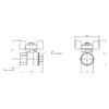 Кран кульовий Thermo Alliance Standart 3/4" ВР для води (метелик) SD602NW20PN40 Кран кульовий Thermo Alliance Standart 3/4" ВР для води (метелик) SD602NW20PN40
