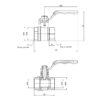 Кран кульовий Thermo Alliance Standart 1" ВР для води (важіль) SD600NW25PN40 Кран кульовий Thermo Alliance Standart 1" ВР для води (важіль) SD600NW25PN40