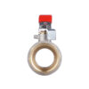 Кран шаровой Thermo Alliance Standart 1" 1/2 ВР для воды (весы) SD600NW40PN40 Кран кульовий Thermo Alliance Standart 1" 1/2 ВР для води (важіль) SD600NW40PN40