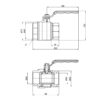 Кран кульовий Thermo Alliance Standart 2" ВР для води (важіль) SD600NW50PN40 Кран кульовий Thermo Alliance Standart 2" ВР для води (важіль) SD600NW50PN40